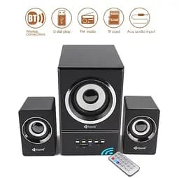 Комп'ютерні колонки 2.1 Kisonli U2700BT, Bluetooth, AUX, 5W+2x3W - мініатюра 2
