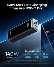 Портативний зарядний пристрій Prime - 26000 mAh 300W PD Black Anker teh0027064 - мініатюра 2