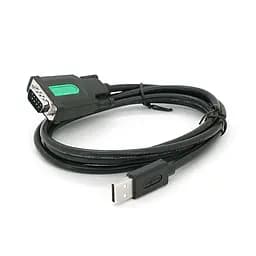 Кабель VEGGIEG V-U401, USB/RS232, PL2303 Chipset, Gray, довжина 1.5м, Box - мініатюра 2