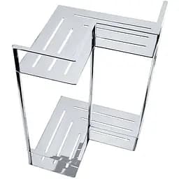 Полка Bemeta Cytro подвесная двойная угловая 146208222, Хром