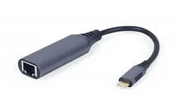 Сетевой адаптер USB Type C – Ethernet, Black Cablexpert teh0024104