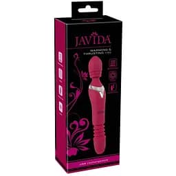 Вибратор Javida Warming & Thrusting Vibe, 27 см (розовый)