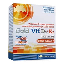 Витамины и минералы Olimp Gold-Vit D3+K2 2000 IU 30 капсул