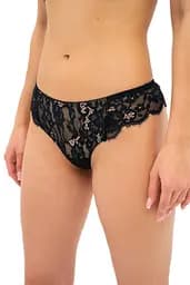Жіночі трусики KRISTINA 020 210 08 Effetto Lingerie чорний-піон 42/L
