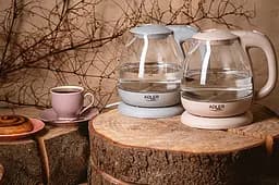 Чайник Adler AD 1283C Cappuccino скляний 1.0л - мініатюра 7