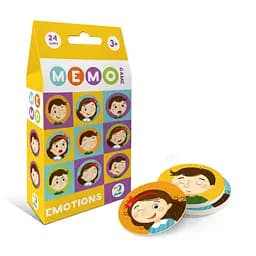 Настільна гра-мемо "Емоції" DoDo Toys 301240, 24 фішки із зображенням - мініатюра 2