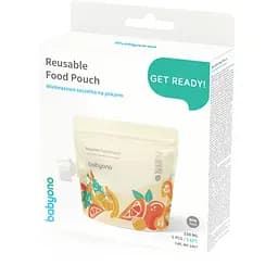 Харчові пакети BabyOno багаторазові 150 мл 5 шт. (1467)