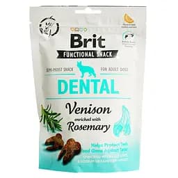 Беззернові ласощі для собак Brit Care Dental оленина з розмарином 150 г