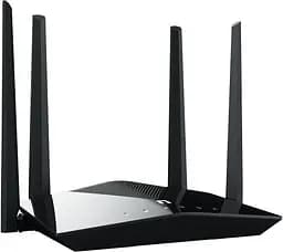 Роутер Netis NX10, Black, WiFi 6 (802.11ax), 5GHz (до 1201 Мб/с) / 2.4GHz (до 300 Мб/с), 1xGWAN, 3xGLAN, 4 зовнішні незнімні антени - мініатюра 2