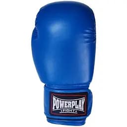 Рукавиці боксерські Power Play PP 3004, Blue - 12 унцій - мініатюра 3