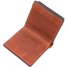 Чоловічий шкіряний гаманець Grande Pelle 9.5х10х1.5 см acs0024001 - мініатюра 4