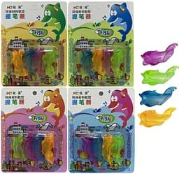 Тренажер-тримач силіконовий для письма Дельфін, 4 шт.