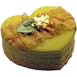 Скриня для біжутерії сердечко 21х19.5х8 см (73-401.391.408)