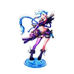 Акриловая фигурка Лига Легенд Джинкс League of Legends Jinx 10 см