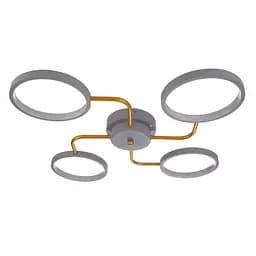 Люстра потолочная Brille в холл LED 30W WW+NW+CW GY (BR-01 640C/4)