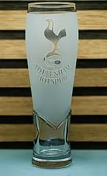 Пивний келих крафтовий 440 мл ФК Тоттенгем  Tottenham Hotspur з гравіюванням подарунок для фаната футбольна кружка