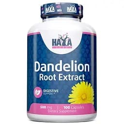 Екстракт кореня кульбаби Haya Labs Dandelion Root Extract (2% Flavonoids) 500 мг 100 капсул