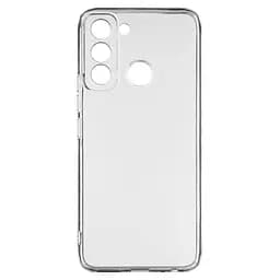 Прозрачный чехол для TECNO POP 5 LTE (BD4) с защитой камеры, тонкий, силиконовый, бесцветный, ударостойкий, противоударный бампер c закрытой камерой, ArmorStandart (ARM63699)