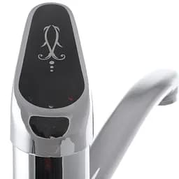 Змішувач для умивальника CRON MAGIC 555 чорна ручка (CR0131) - мініатюра 4