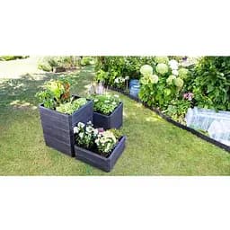 Высокая грядка Graf Egro Quadro M 60x80x 25 см 4 панели