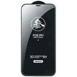 Захисне скло Remax 3D (GL-27) для Apple iPhone 12 Pro / 12 (6.1) Чорний - мініатюра 2