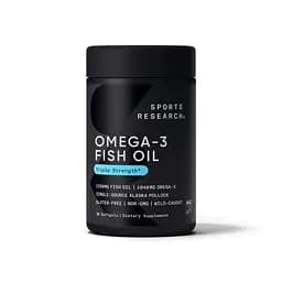 Риб'ячий жир Sport Research Omega-3 Fish Oil 1250 mg Triple Strength, 30 капсул