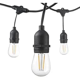 Гірлянда LED Light Edison вулична з ретро лампами 15 шт. 24V 10 метрів
