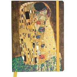 Дневник-мотиватор Kiri sketch Густав Климт Поцелуй 21201-KR недатированный в книжном переплете (73494)