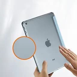 Чохол-книжка BeCover Tri Fold Hard для Apple iPad 10.2 2019/2020/2021 Light Blue (711126) - мініатюра 3