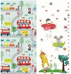 Килимок ігровий (ТЕРМО) 2-х сторонній EVA, 180x200x0.8 см, у сумці, D-50346