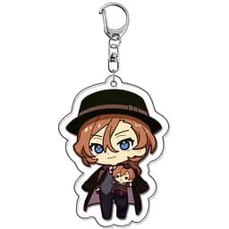 Брелок акриловый Великий из Бродячих Псов Чуя Накахара Bungou Stray Dogs Chuuya Nakahara 5 см
