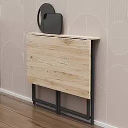 Стіл розкладний Моріс Ferrum-decor 750x1000x600 Чорний метал ДСП Дуб Сан-Марино 16 мм (FRD-104670) - мініатюра 8
