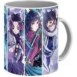 Кухоль GeekLand Demon Slayer Kimetsu no Yaiba Клинок, що розтинає демонів персонажі KY.02.17 330 мл білий - мініатюра 2