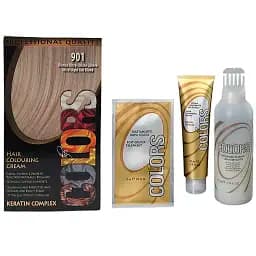 Фарба для волосся Maxima Professional Hair Сoloring з кератином колір 901 ультра світлий попелястий блондин