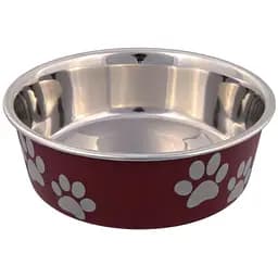 Миска для собак Trixie металева з пластиковим покриттям 0.3 л 12 см в асортименті 1 шт. (25241)