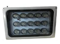 ІЧ-прожектор HYYS1515R. 220V, 15W, 15LED, IP66, 850Нм, кут огляду 90 °, дальність до 150м.