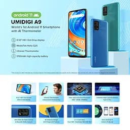 Смартфон Umidigi A9 3/64Gb Blue [69419] - мініатюра 2