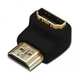 Перехідник Atcom тато Hdmi гніздо Hdmi кутовий gold пластик - мініатюра 2