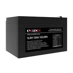 Акумуляторна батарея літій-залізо-фосфатна 12.8В 12Аг Cyclen 12.8V 12AH LiFePo4 (44-00076) - мініатюра 5