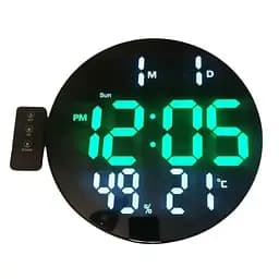 Настінний годинник VST 6507 цифровий чорний