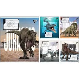 Упаковка зошитів Yes JURASSIC WORLD ALIVE учнівський загальний 15 шт./36 кл. (767684)