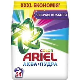 Стиральный порошок Ariel Аква-Пудра Color Яркие цвета 8.1 кг