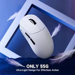Ігрова бездротова мишка Attack Shark X8 Pro / Три режими підключення / 8К / Сенсор PAW3395 Pro / White - мініатюра 8