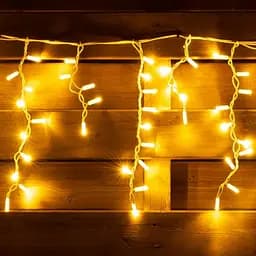 Электрогирлянда Novogod'ko уличная Бахрома 150 LED каучук 5.5 м белая (801193)