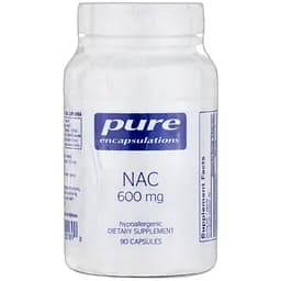 Амінокислота Pure Enкапсулulations NAC 600 мг 90 капсул