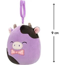 М'яка іграшка на кліпсі Squishmallows Корівка Олексі 9 см (SQCP00463) - мініатюра 7