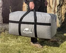 Сумка-баул Naturehike NH17S021-L, 100 л, світло-сірий - мініатюра 6