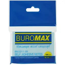 Блок паперу для нотаток Buromax Pastel з клейким шаром 76х51 мм 100 аркушів в асортименті (BM.2311-99) - мініатюра 5