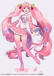 Фігурка Taito Вокалоїд Сакура Міку Vocaloid Sakura Miku 20 см T V SM CBV 20 - мініатюра 8