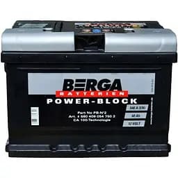 Автомобільний акумулятор Berga Power Block 60Ah Н Ев -/+ 540EN